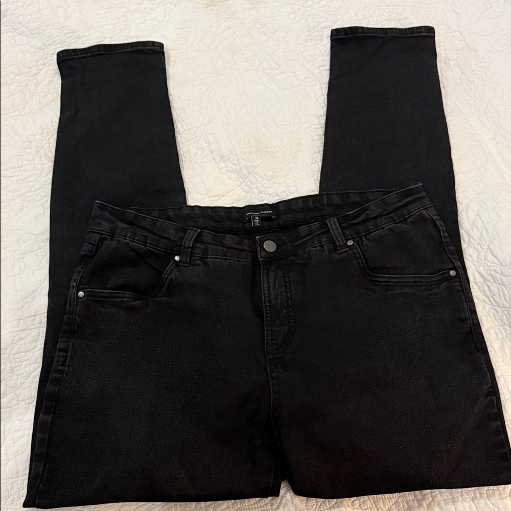 Universal Standard Black Skinny High-Rise Jeans
